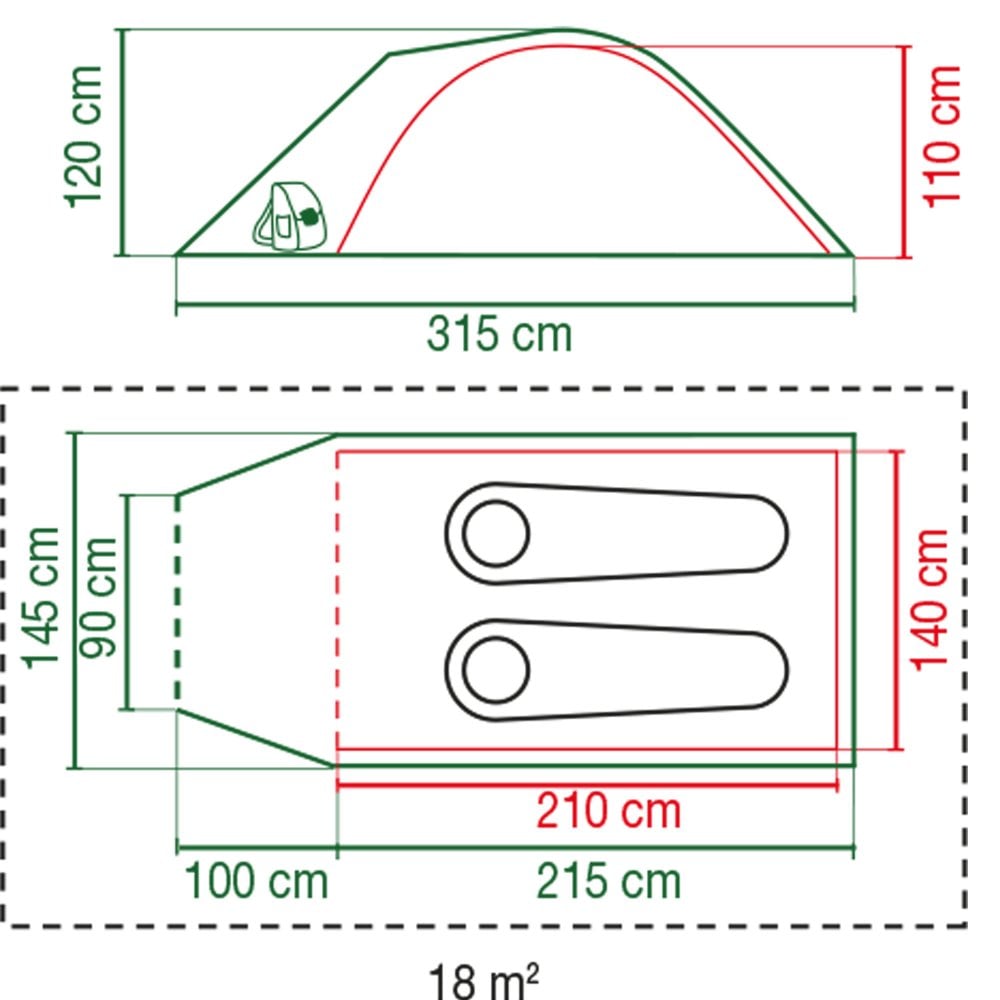 Coleman Darwin 2+ Tent