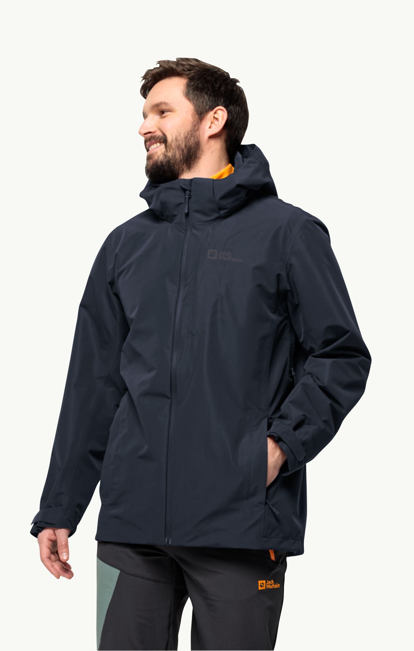 Jack wolfskin waterproof jacket mens best sale