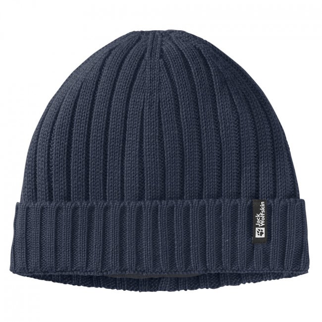 Jack Wolfskin Rib Knit Beanie Night Blue