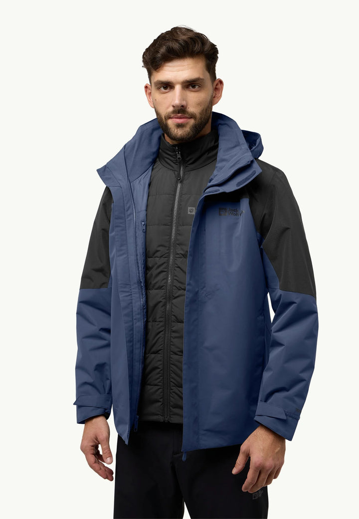 Jack Wolfskin Romberg 3 in 1 Jacket Mens Midnight Sky