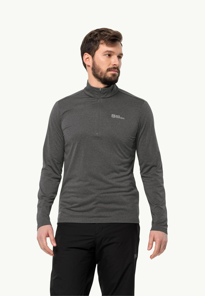 Jack Wolfskin Sky Thermal Half Zip Mens Slate