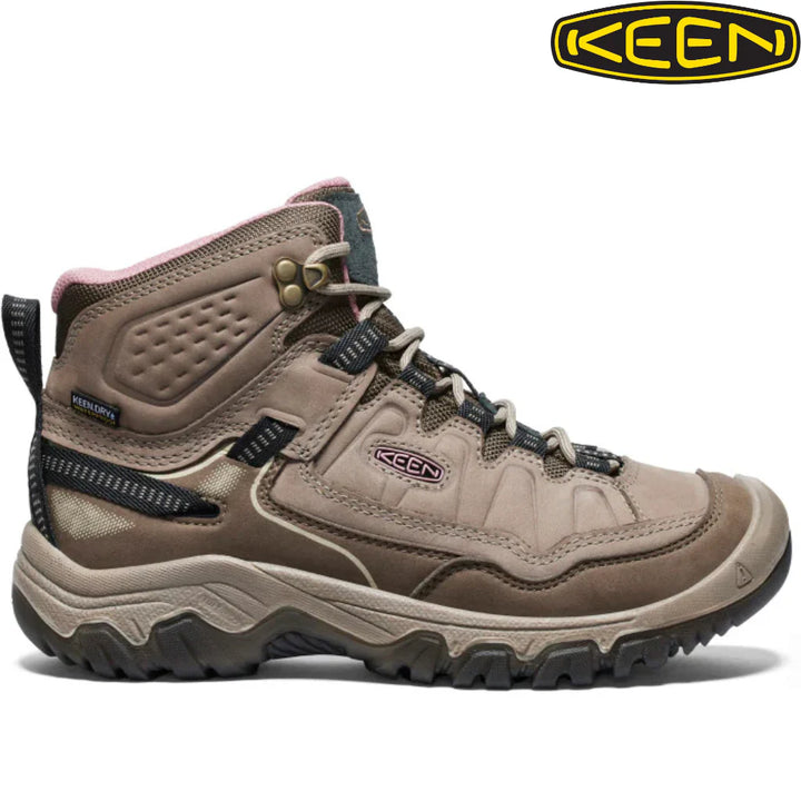 Keen Targhee IV Mid Waterproof Womens Brindle/Nostalgia Rose