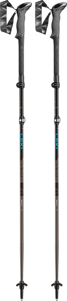 Leki Makalu FX TA Poles (Pair) Petrol/Black/Silver Grey