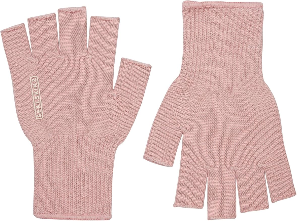 Sealskinz Thornman Solo Merino Fingerless Glove Pink BCH Camping Leisure